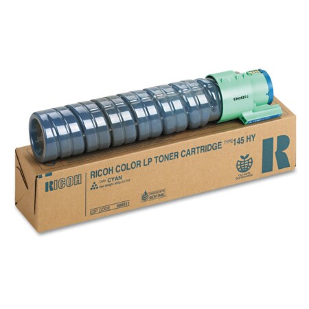Ricoh Toner, High Yield, 15000 Page, Cyan 888311